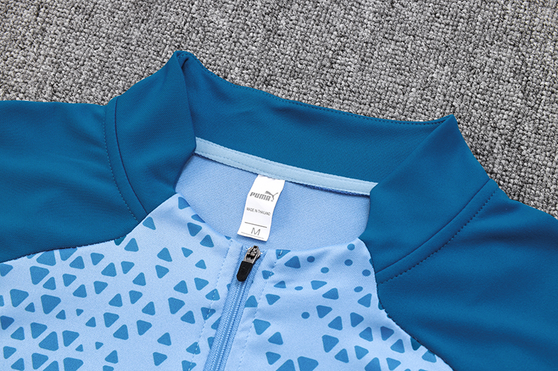 Manchester City Long Sleeve Track Suit 23/24 MEN567 - Soccerfana