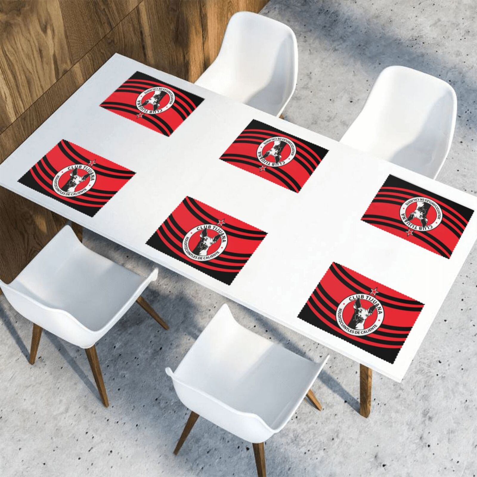 Xolos Tijuana Placemat Set Of 6 PFD2079 - Soccerfana