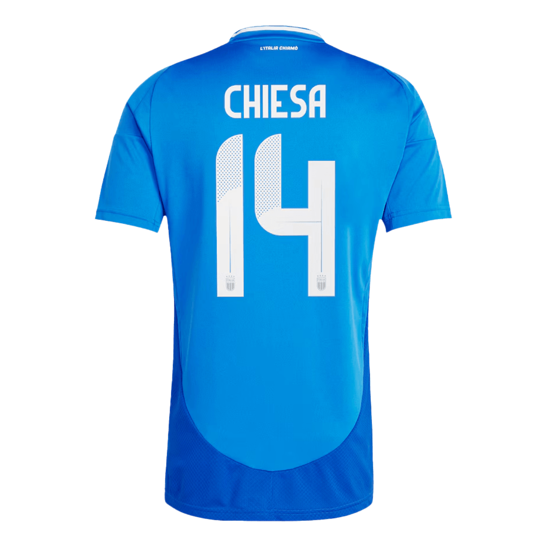 Federico Chiesa #14 Italy Home Jersey EURO 2024 - Soccerfana
