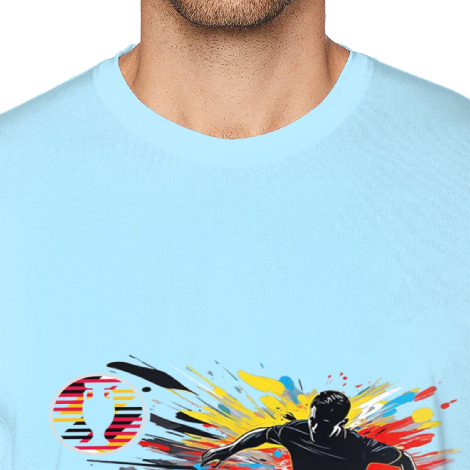 Men's Germany EURO 2024 Basic Short Sleeve T-Shirt BST1748 - Soccerfana