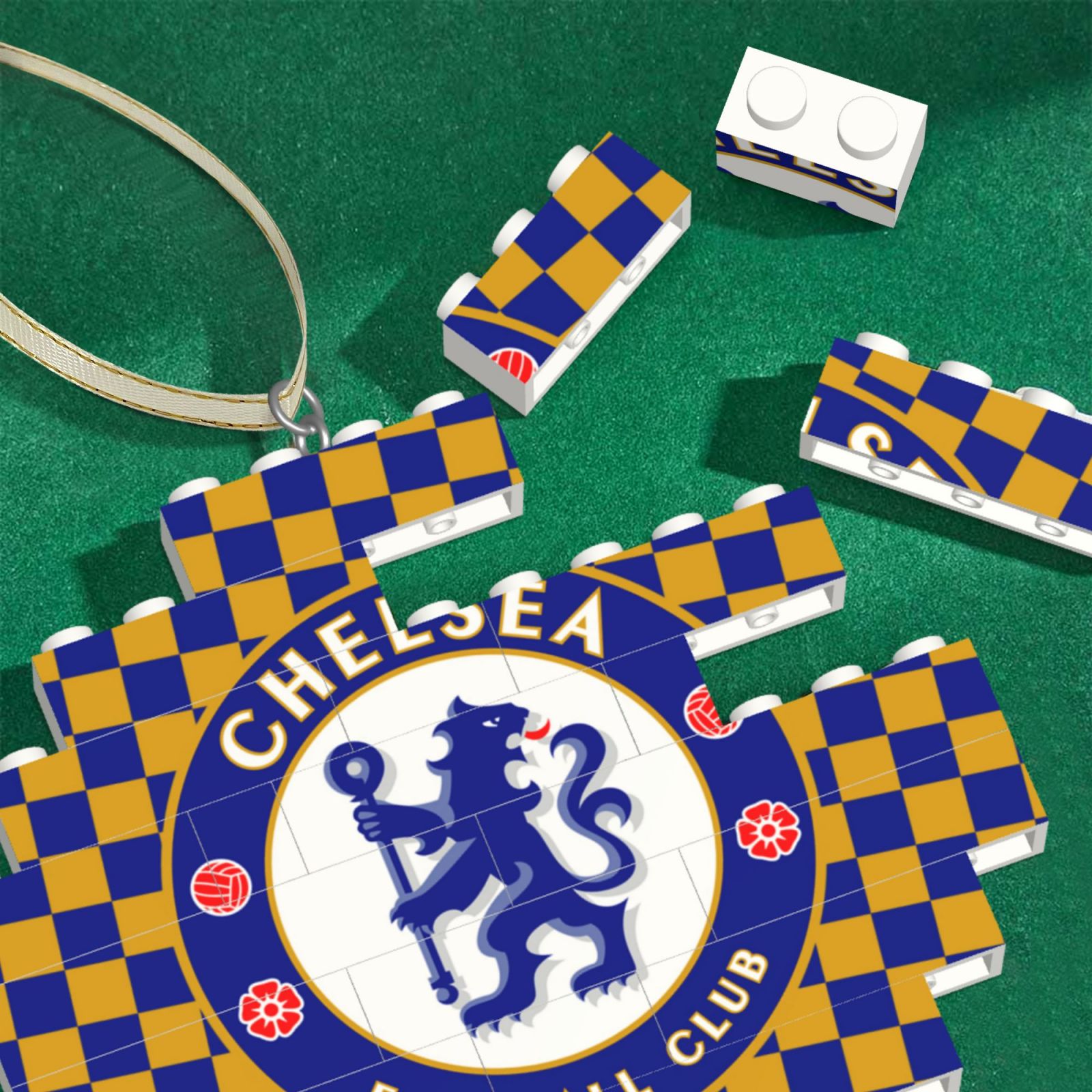 Chelsea Building Block Puzzle Ornament BBP2171 - Soccerfana