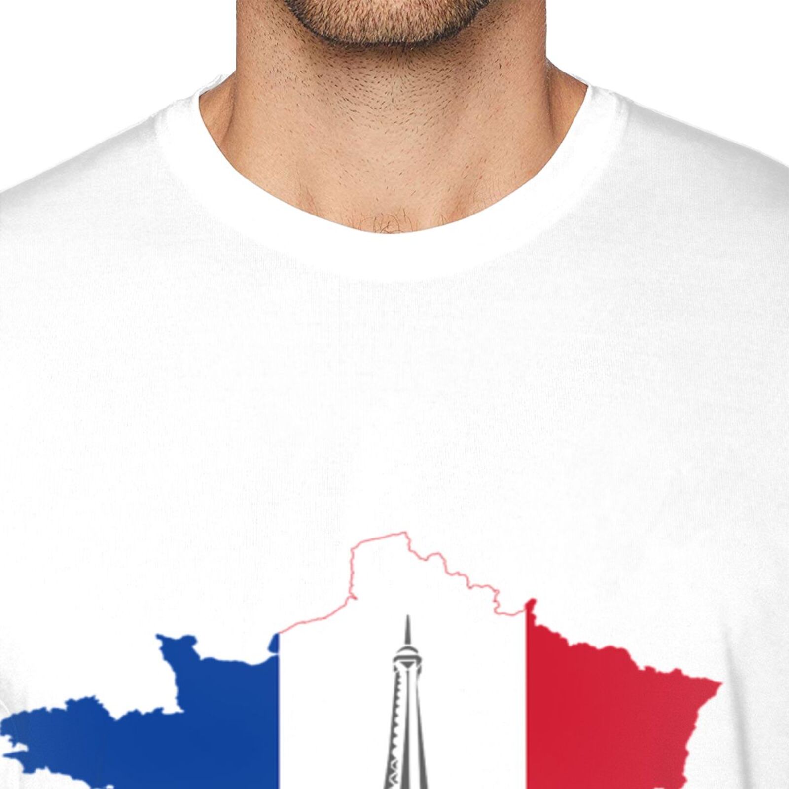 Men's France EURO 2024 Basic Short Sleeve T-Shirt BST1772 - Soccerfana