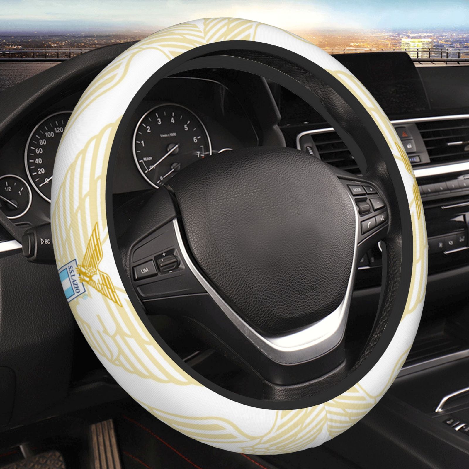 Lazio Steering Wheel Cover ESW2461 - Soccerfana