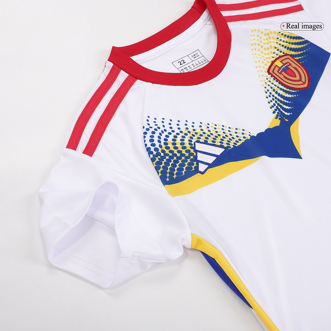 Kid's Venezuela Away Jersey+Shorts Copa America 2024 - Soccerfana