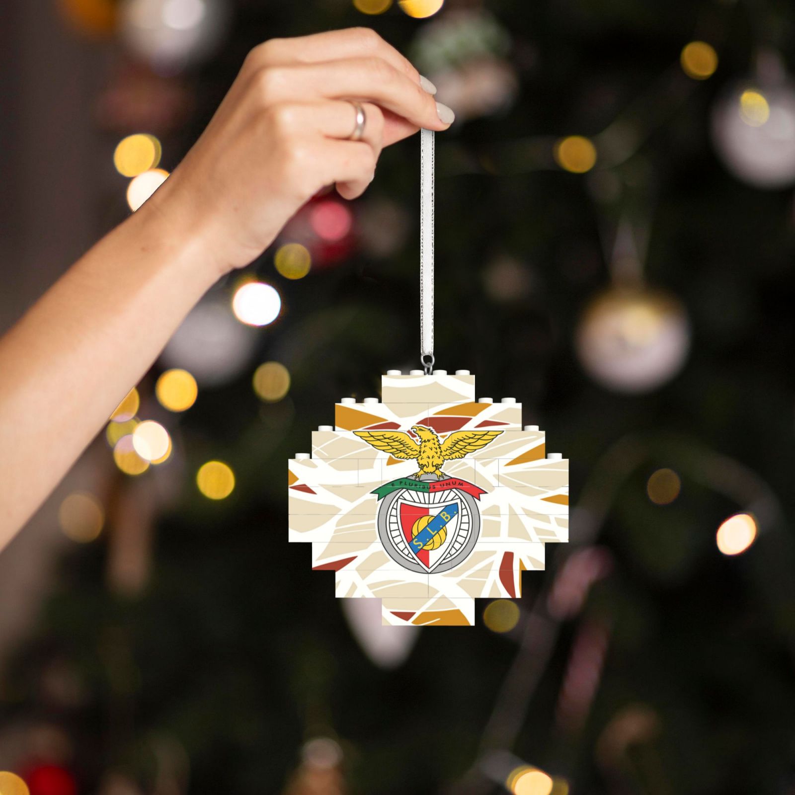 Benfica Building Block Puzzle Ornament BBP2109 - Soccerfana