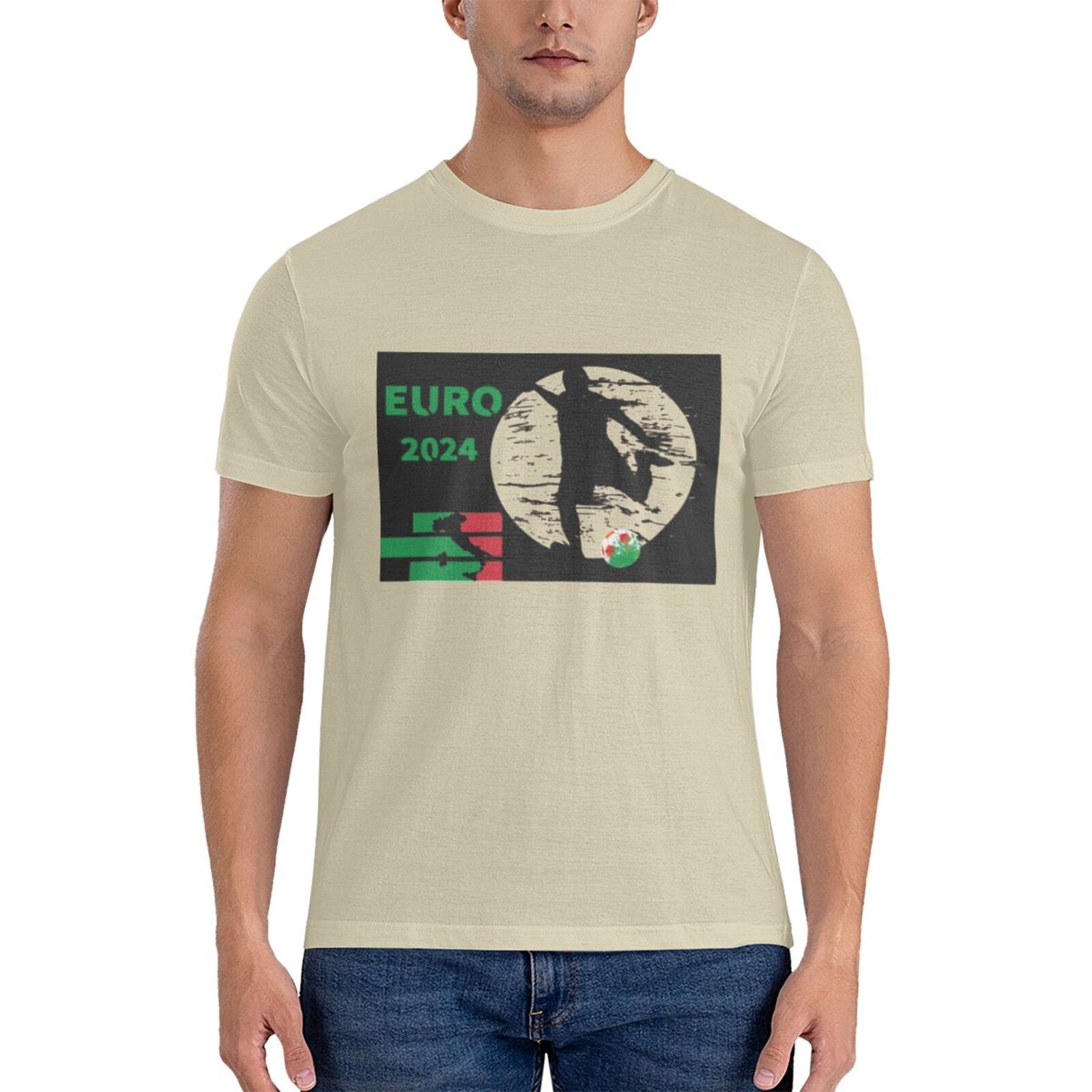 Men's Italy EURO 2024 Basic Short Sleeve T-Shirt BST1751 - Soccerfana