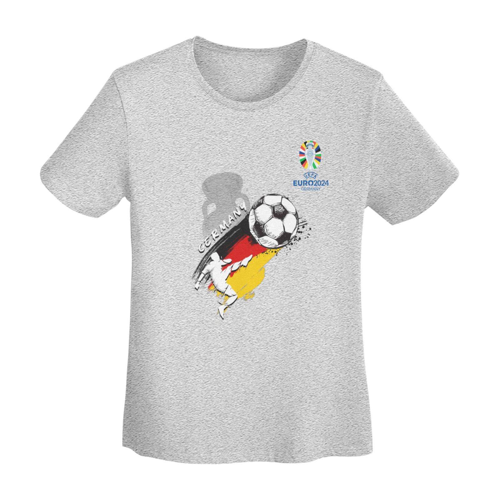 Women's Germany EURO 2024 Basic Short Sleeve T-Shirt WBT1680 - Soccerfana