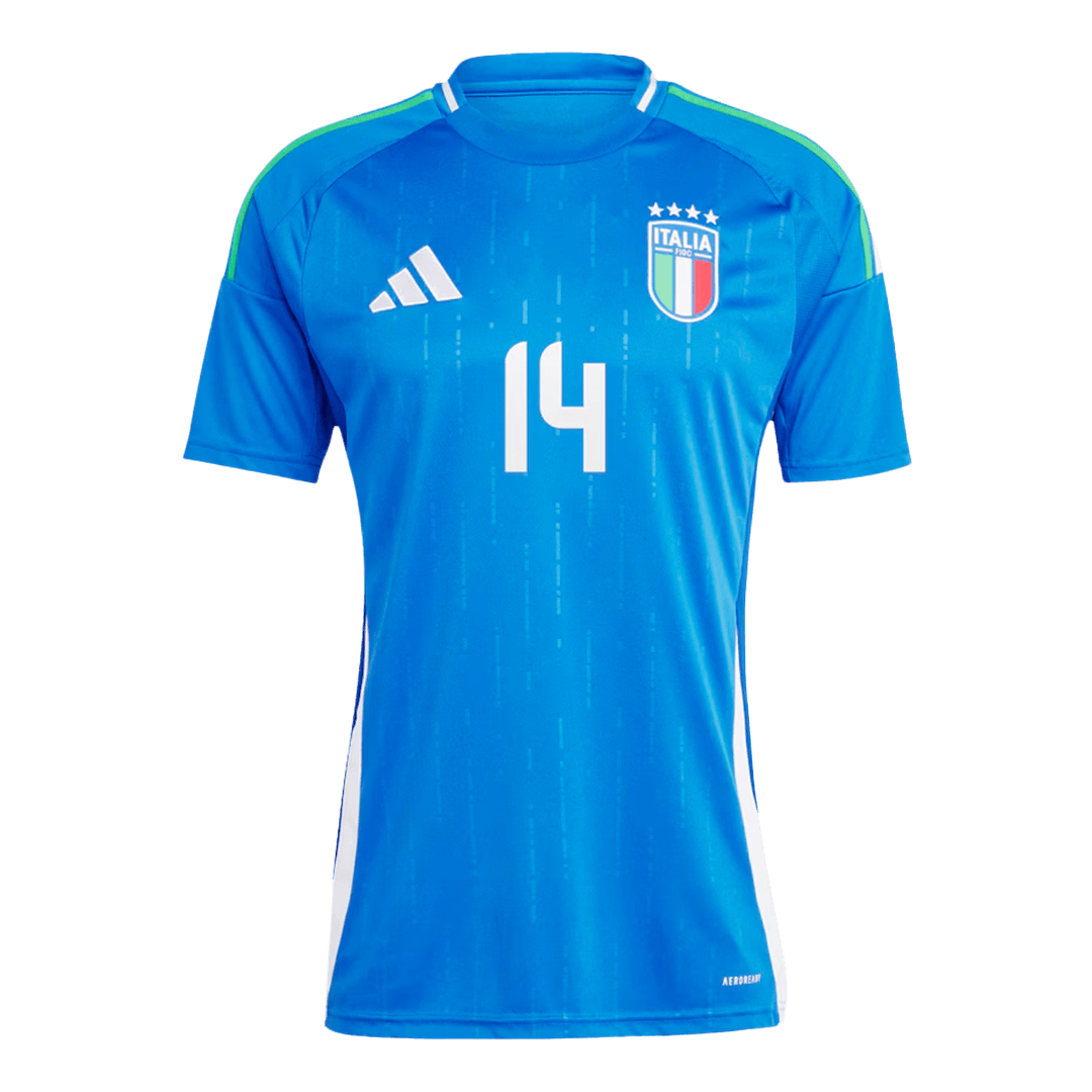 Federico Chiesa #14 Italy Home Jersey EURO 2024 - Soccerfana