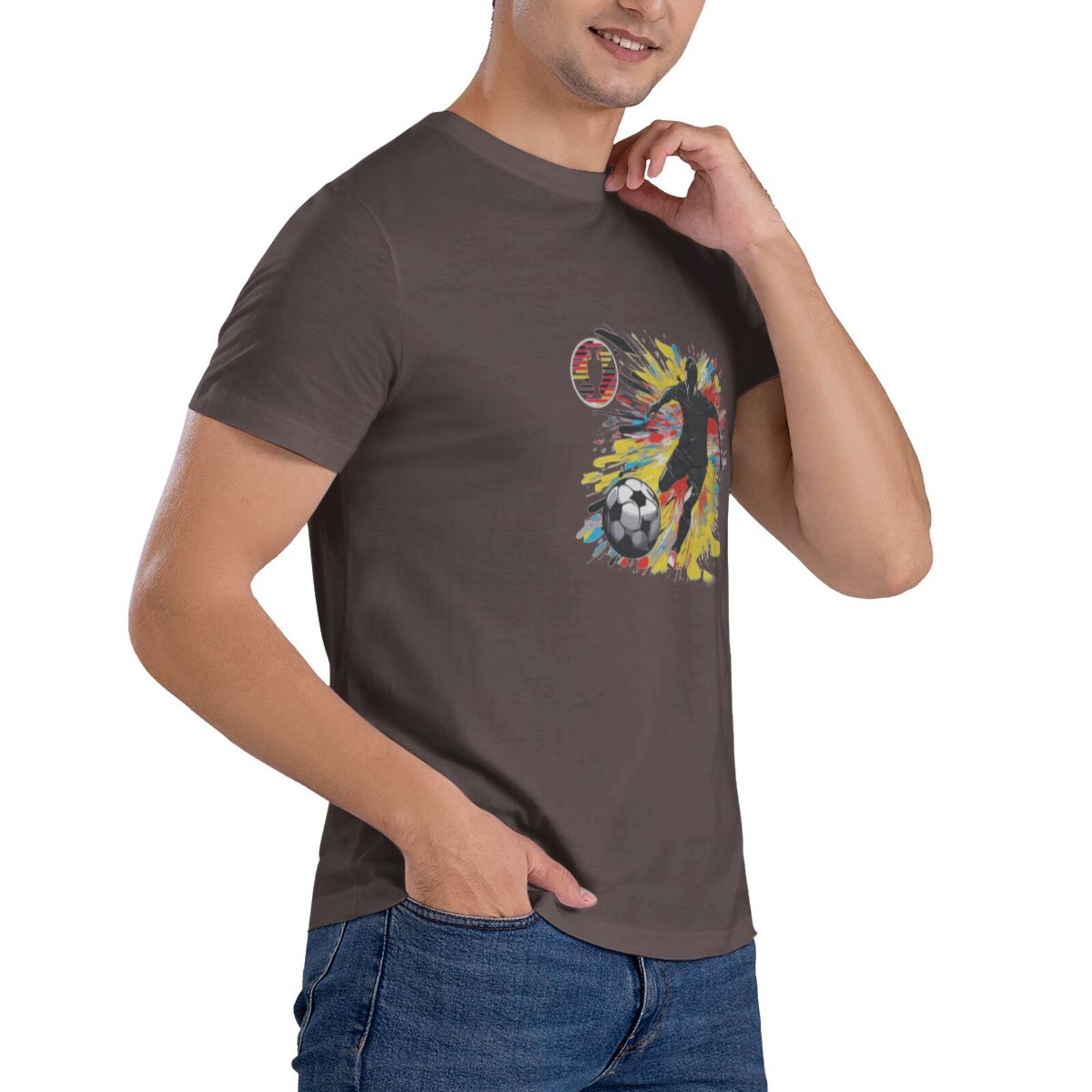 Men's Germany EURO 2024 Basic Short Sleeve T-Shirt BST1748 - Soccerfana