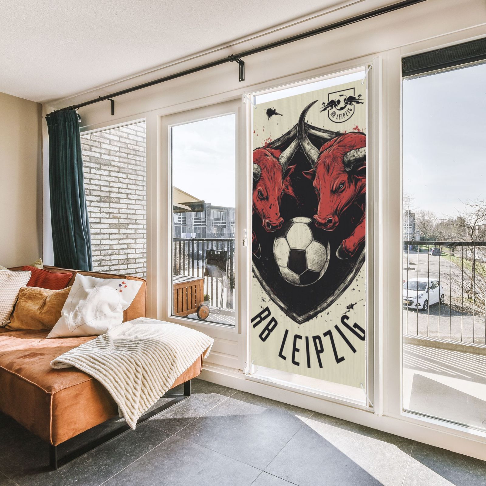 RB Leipzig Door Cover Decorated Banner DCB2812 - Soccerfana