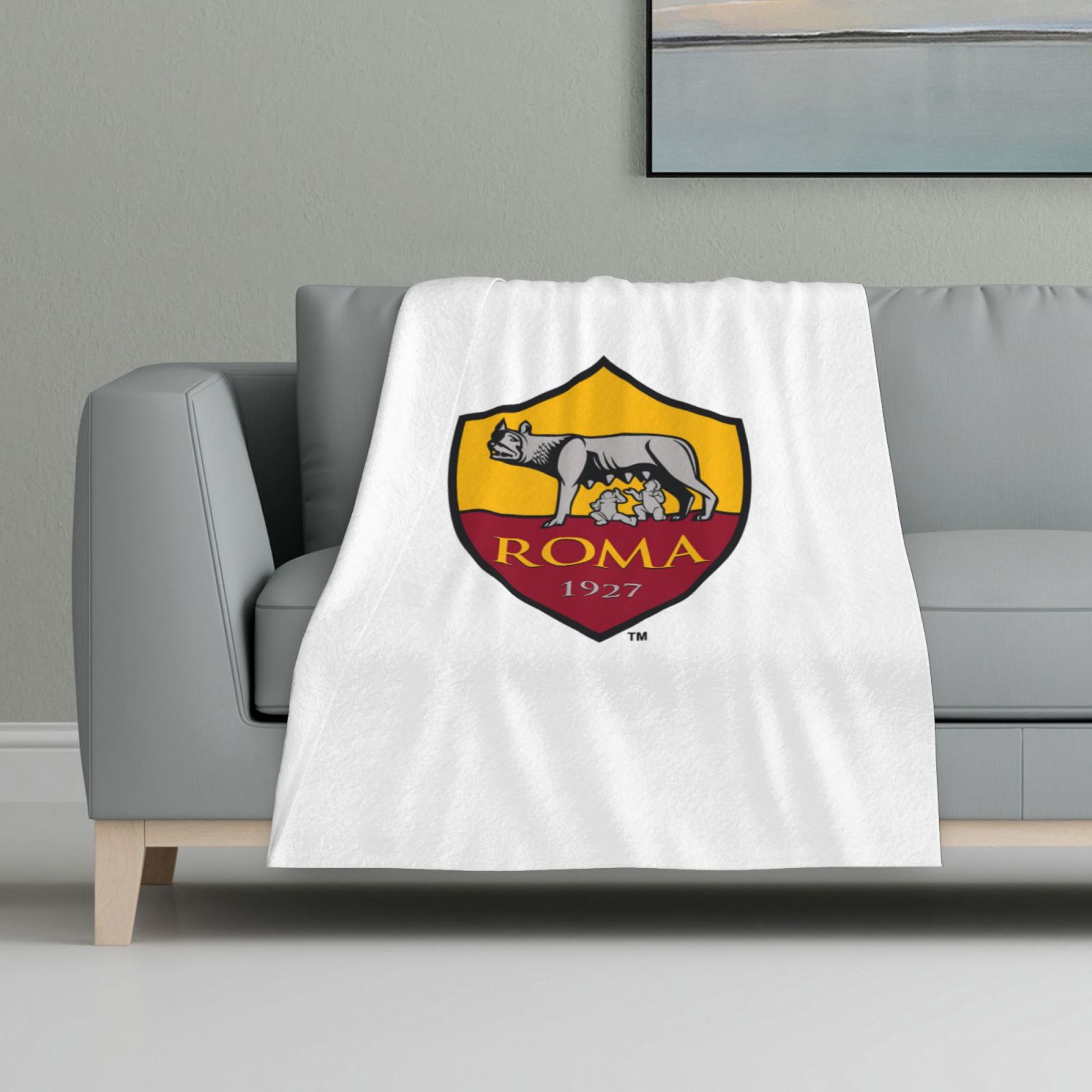 AS Roma Flannel Blanket FLB1593 - Soccerfana