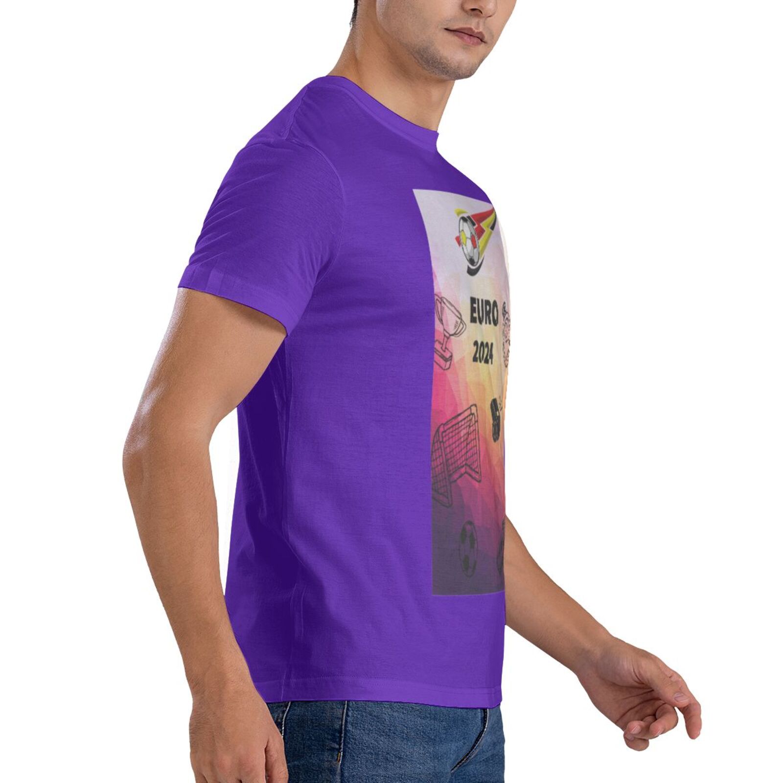 Men's Germany EURO 2024 Basic Short Sleeve T-Shirt BST1771 - Soccerfana