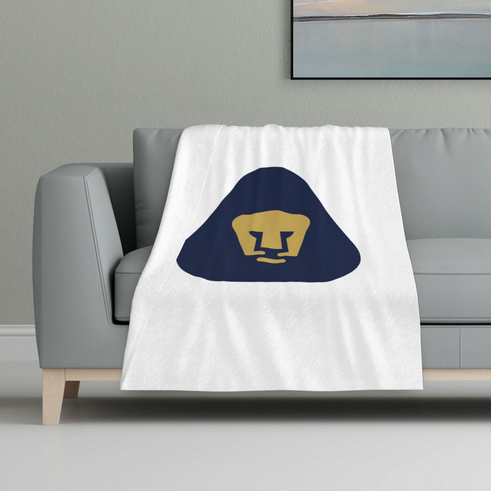 Pumas UNAM Flannel Blanket FLB1572 - Soccerfana