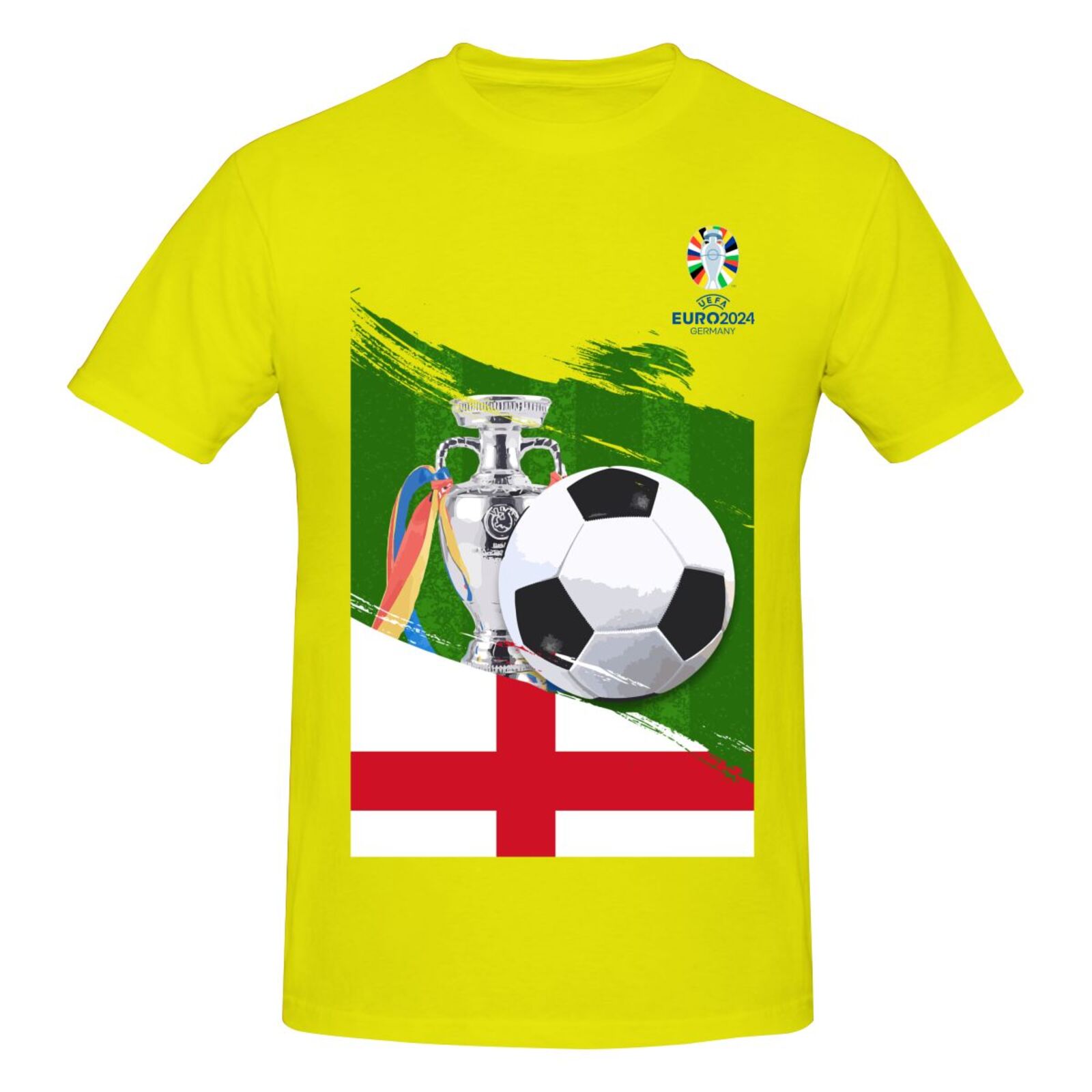 Men's England EURO 2024 Basic Short Sleeve T-Shirt BST1681 - Soccerfana