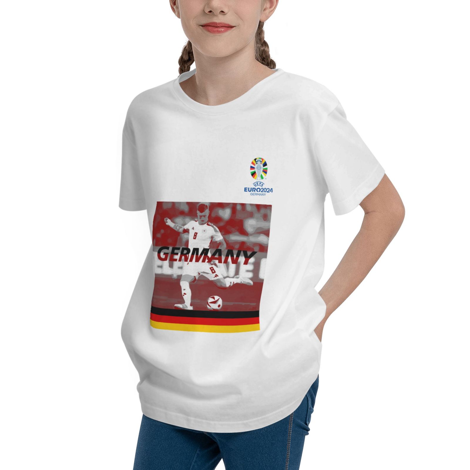 Kid's Germany EURO 2024 Teenage T-shirt TET1710 - Soccerfana