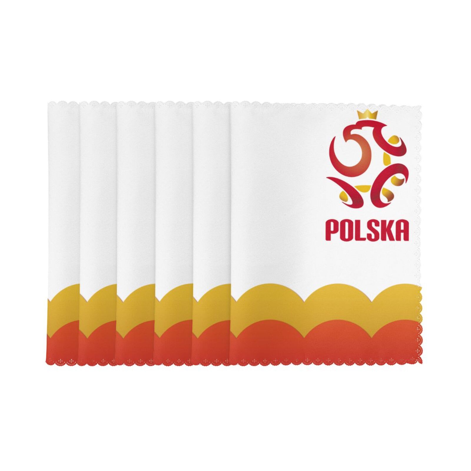 Poland Placemat Set Of 6 PFD2088 - Soccerfana