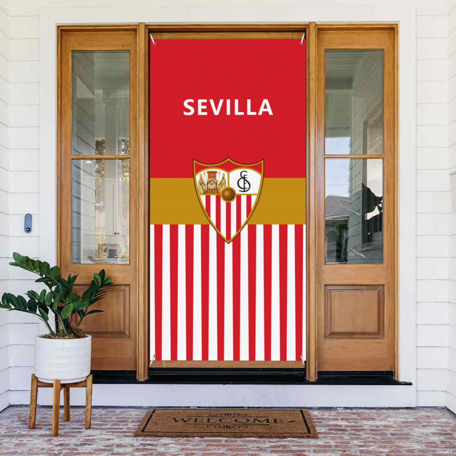 Sevilla Door Cover Decorated Banner DCB2788 - Soccerfana