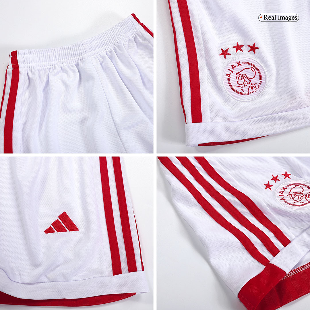 Kid's AJAX Home Jersey+Shorts 23/24 - Soccerfana