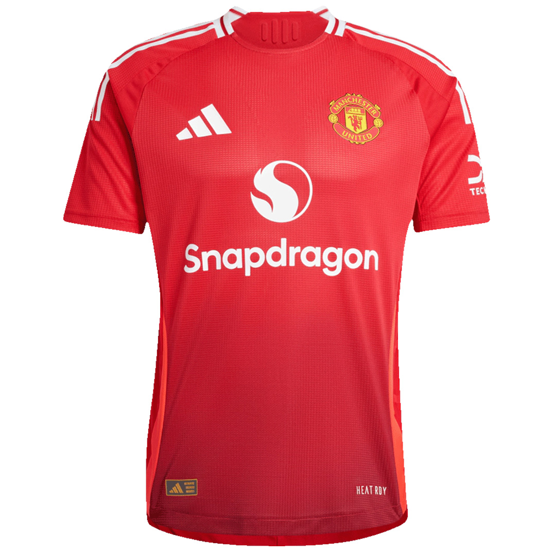 Manchester United Home Jersey Player Version 2024/25 - Soccerfana