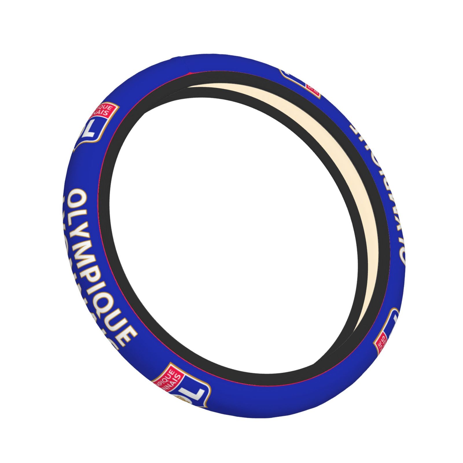Olympique Lyonnais Steering Wheel Cover ESW2393 - Soccerfana