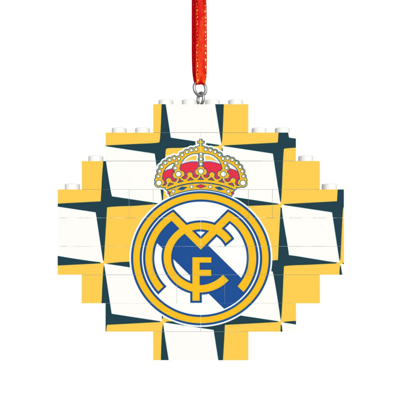 Real Madrid Building Block Puzzle Ornament BBP2173 - Soccerfana