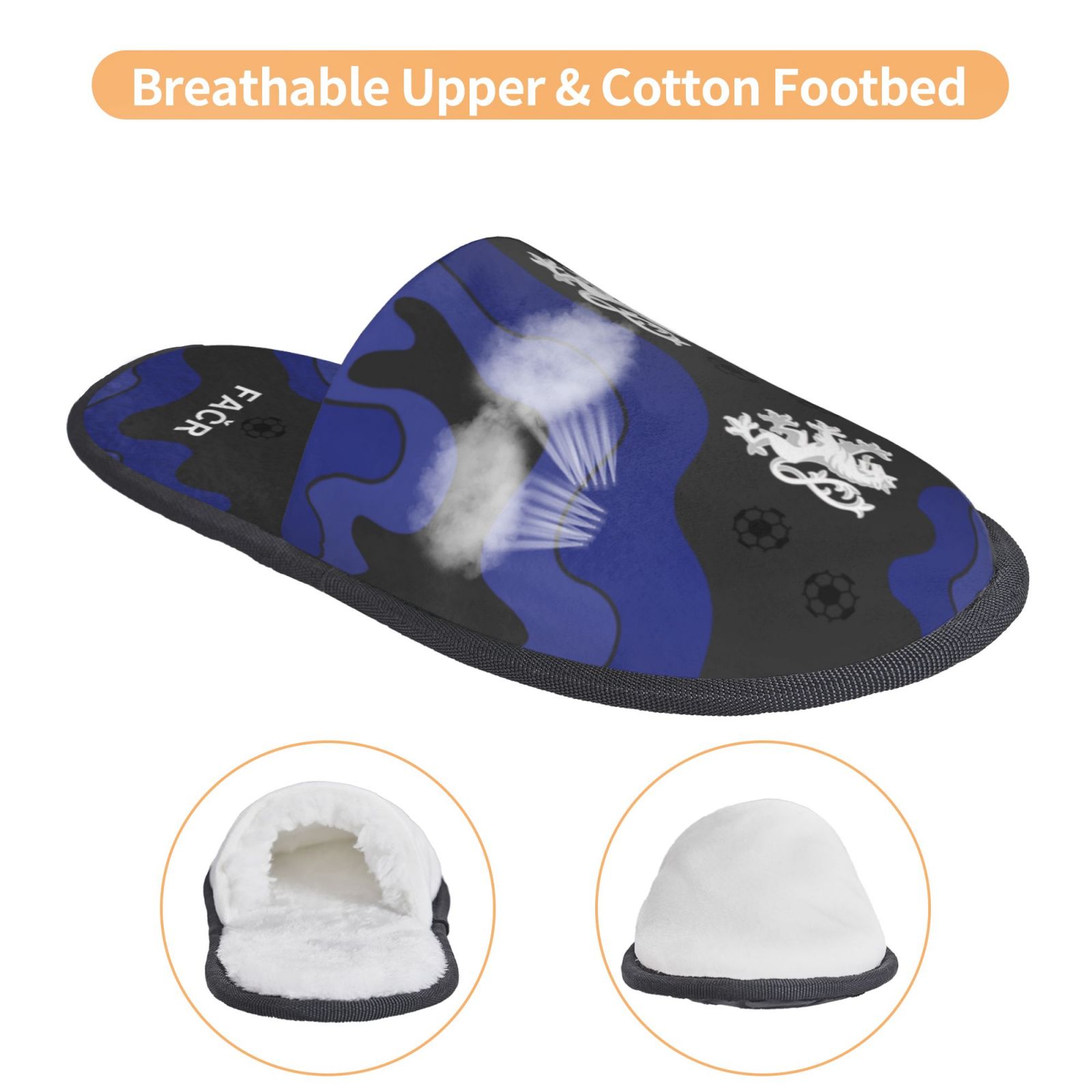 Czech Cotton Slippers FSP2315 - Soccerfana