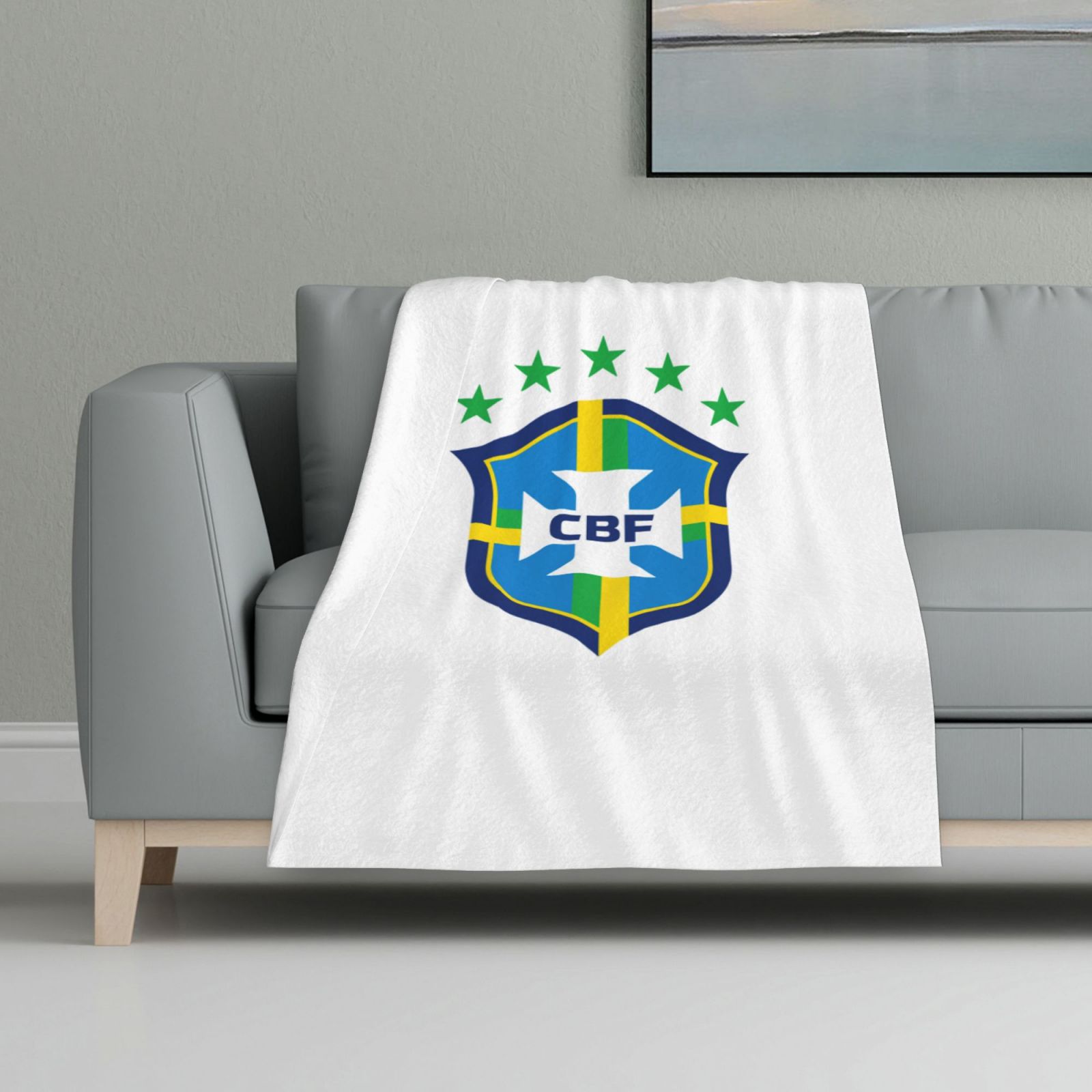 Brazil Flannel Blanket FLB1533 - Soccerfana