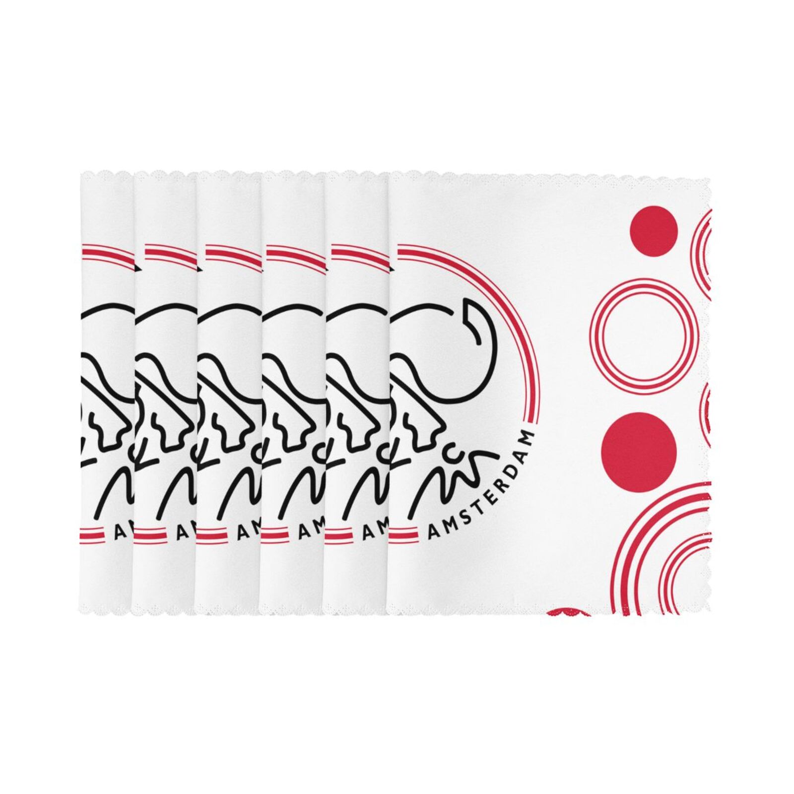 AJAX Placemat Set Of 6 PFD2072 - Soccerfana