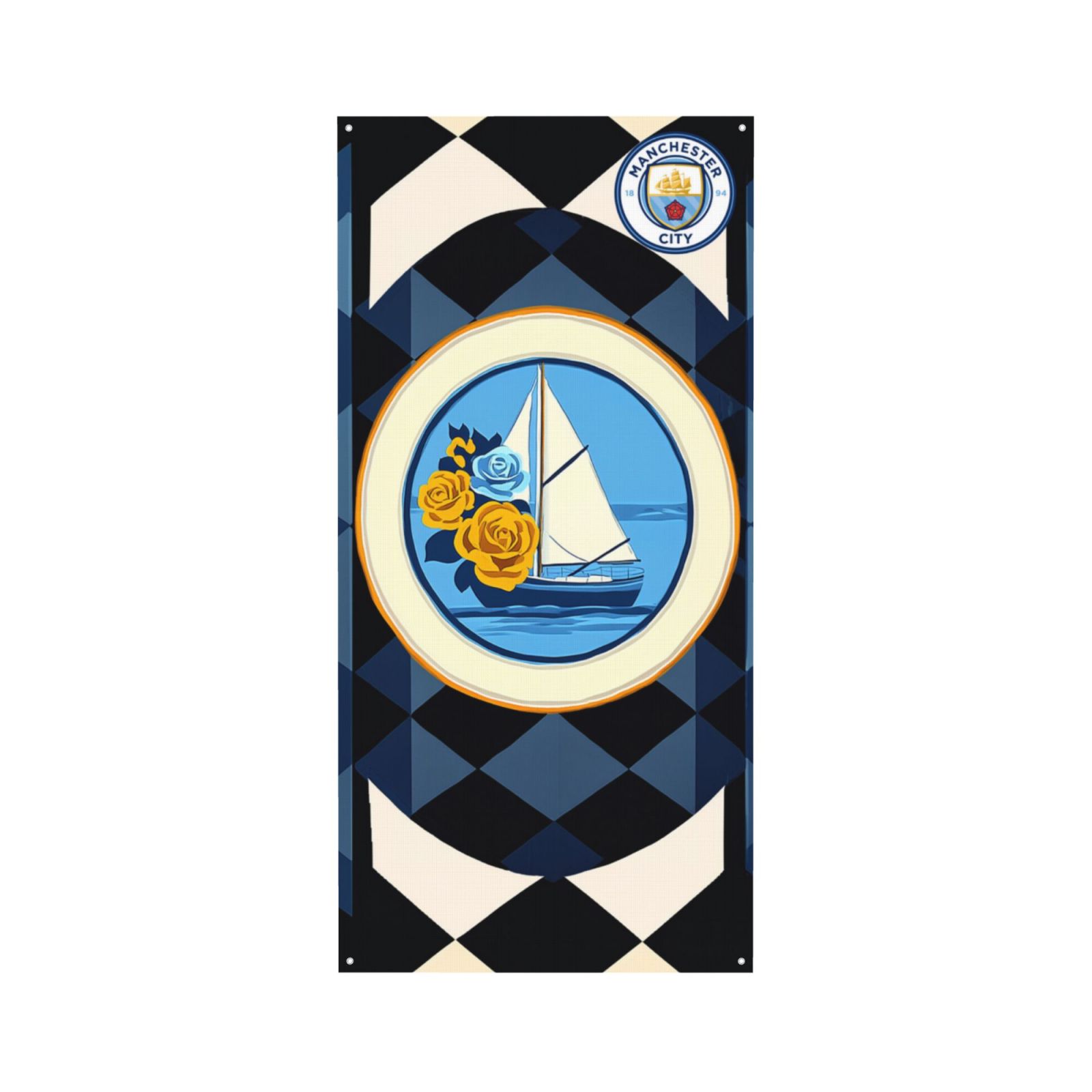 Manchester City Door Cover Decorated Banner DCB2809 - Soccerfana