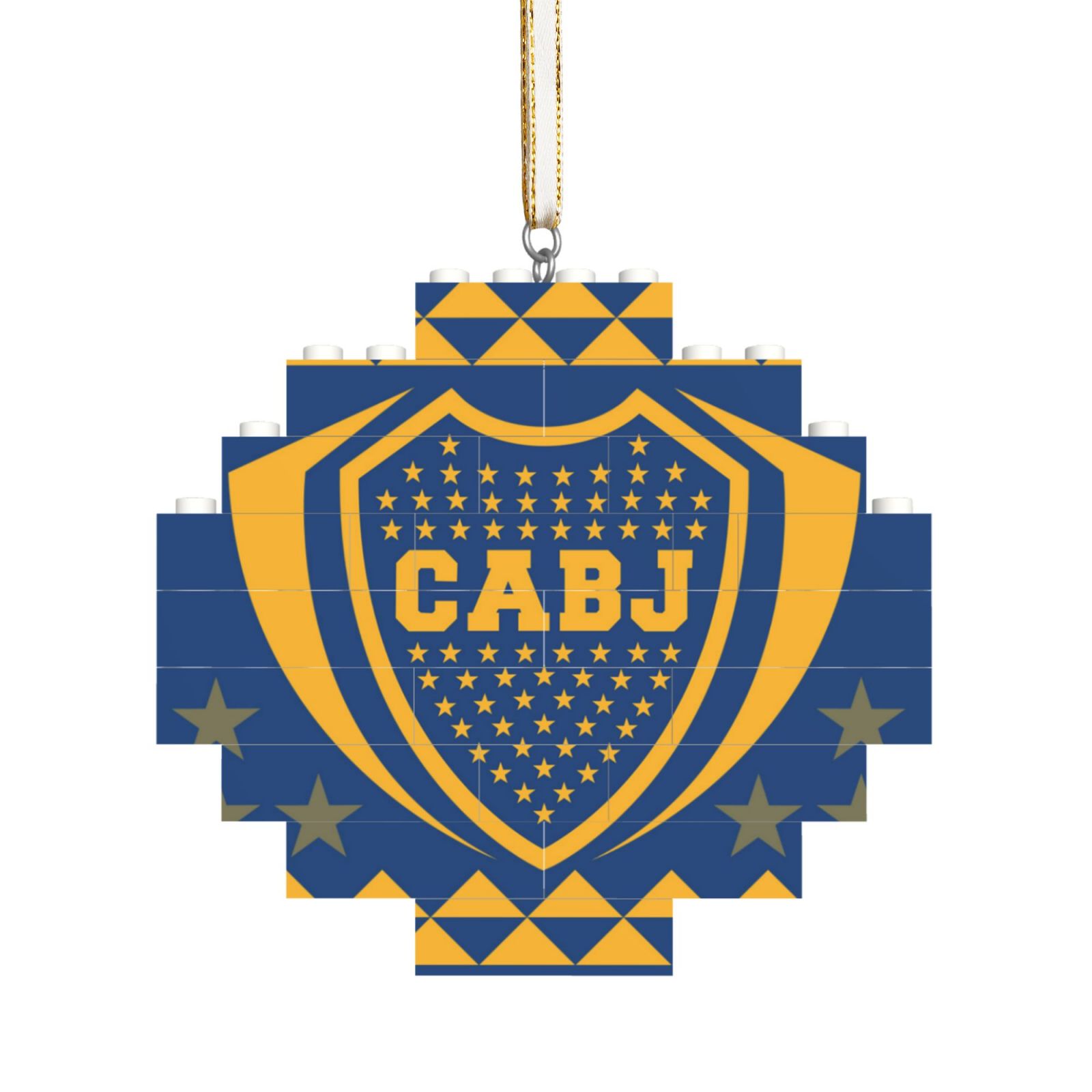 Boca Juniors Building Block Puzzle Ornament BBP2197 - Soccerfana