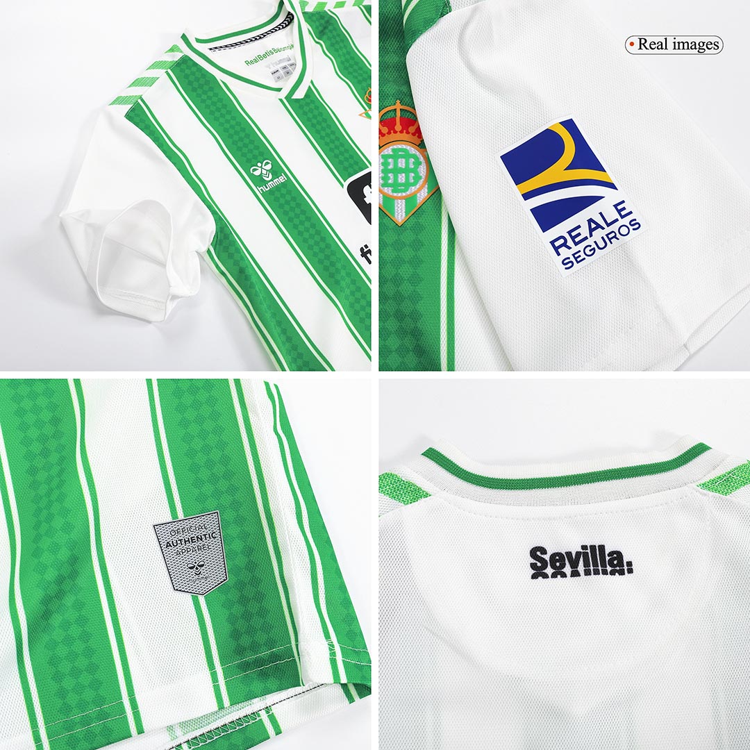 Kid's Real Betis Home Jersey+Shorts 23/24 - Soccerfana