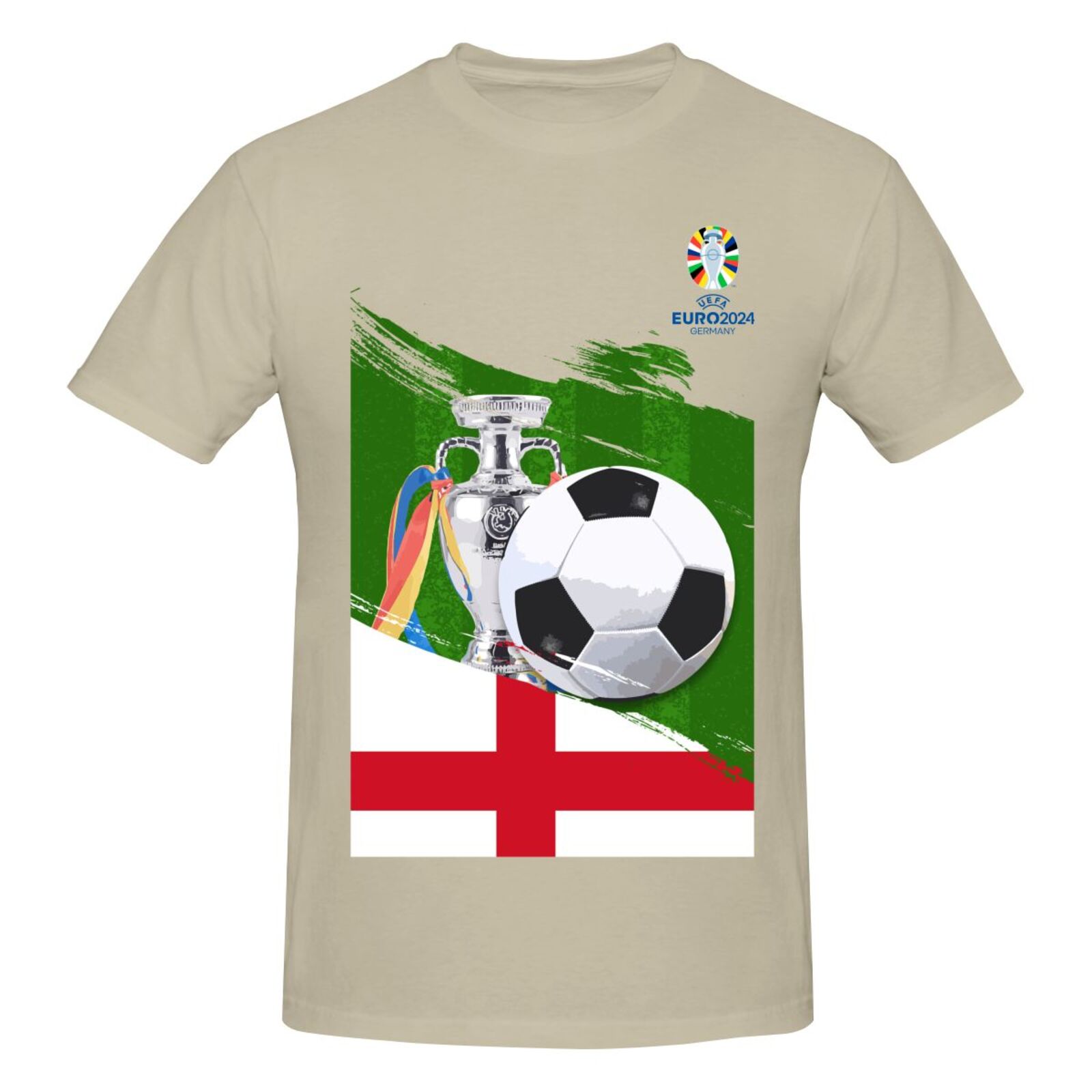 Men's England EURO 2024 Basic Short Sleeve T-Shirt BST1681 - Soccerfana