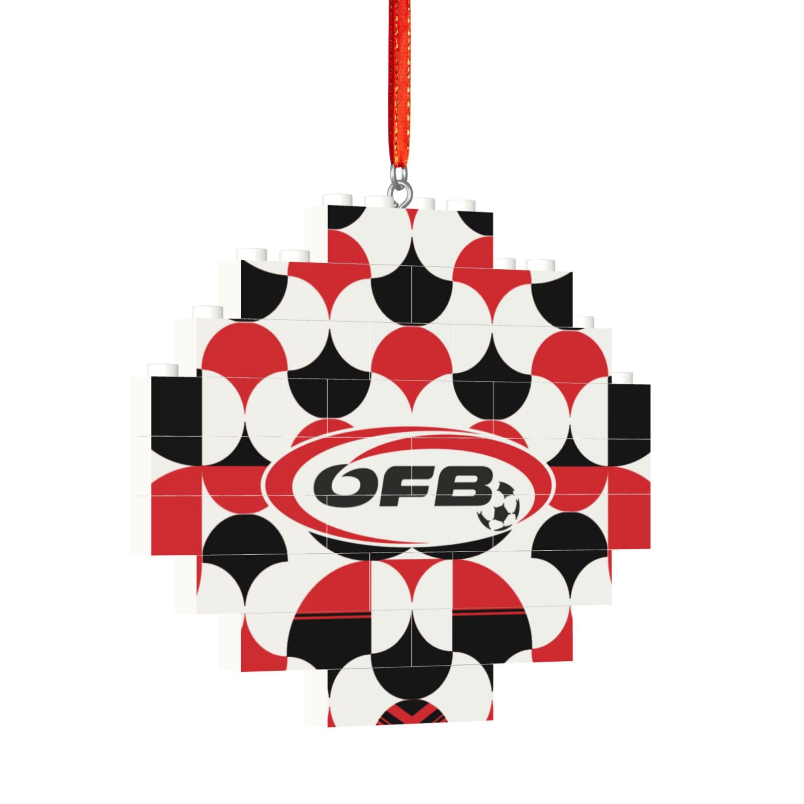 Austria Building Block Puzzle Ornament BBP2001 - Soccerfana