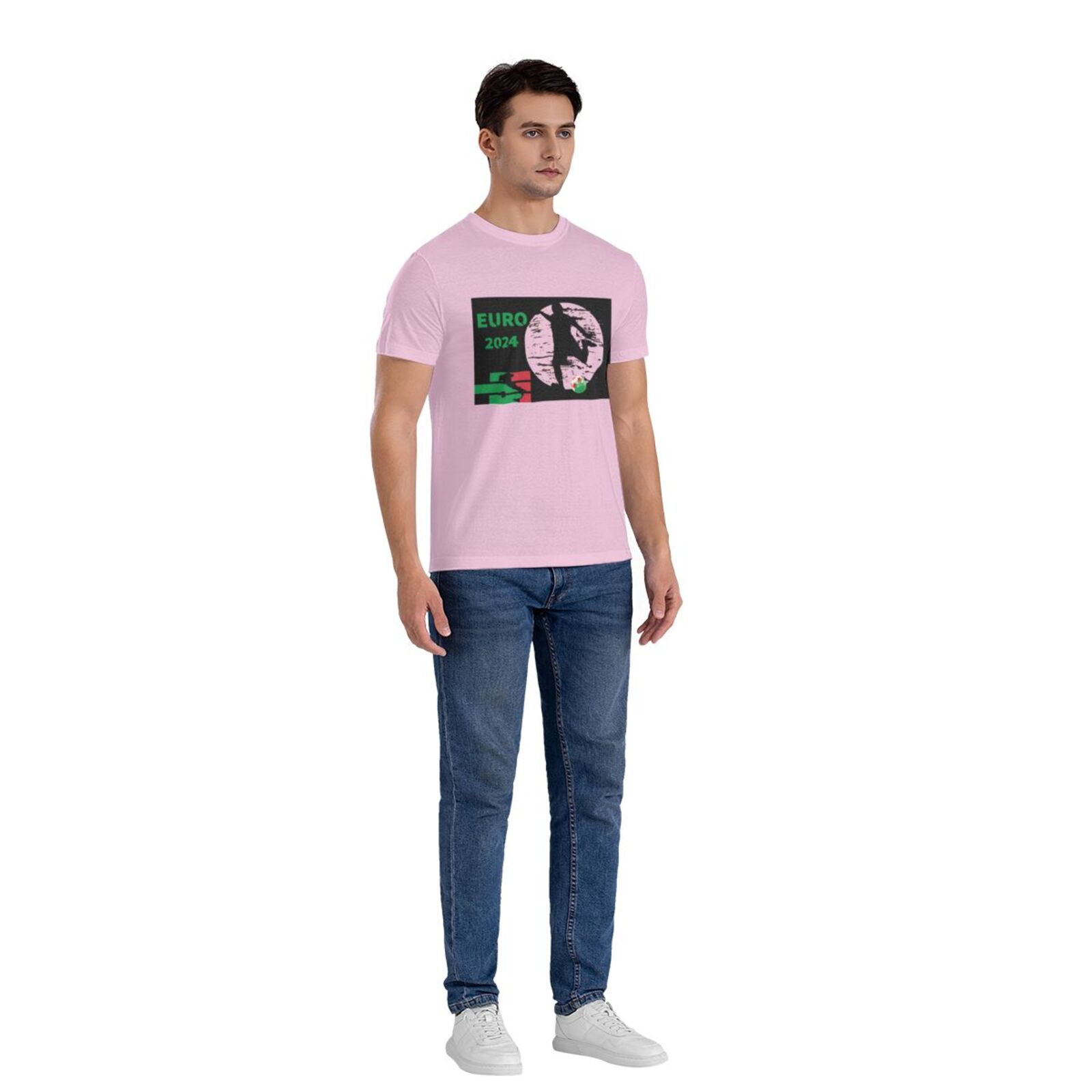 Men's Italy EURO 2024 Basic Short Sleeve T-Shirt BST1751 - Soccerfana