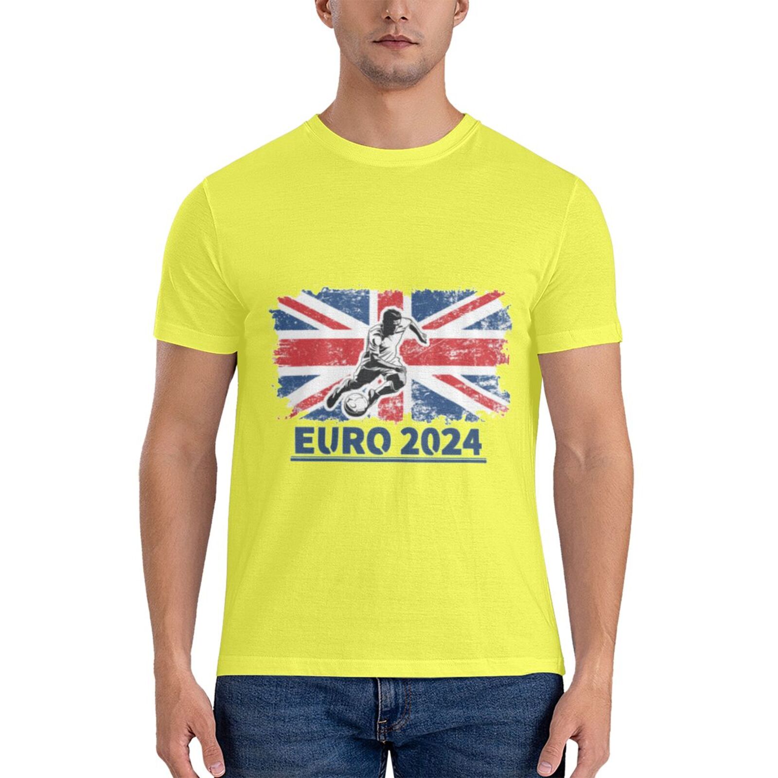 Men's England EURO 2024 Basic Short Sleeve T-Shirt BST1750 - Soccerfana