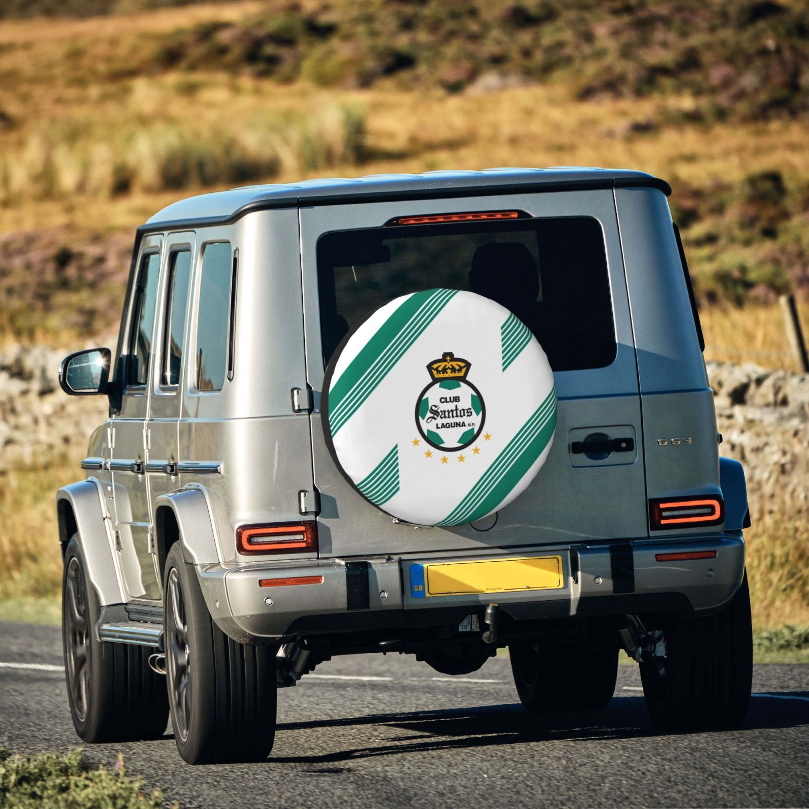 Santos Laguna Car Tire Dust Cover TIC2782 - Soccerfana