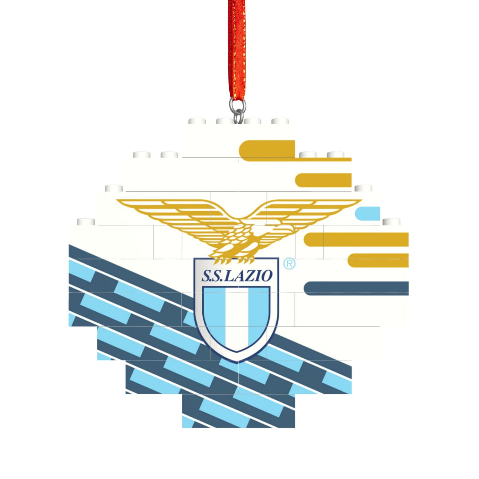 Lazio Building Block Puzzle Ornament BBP2194 - Soccerfana