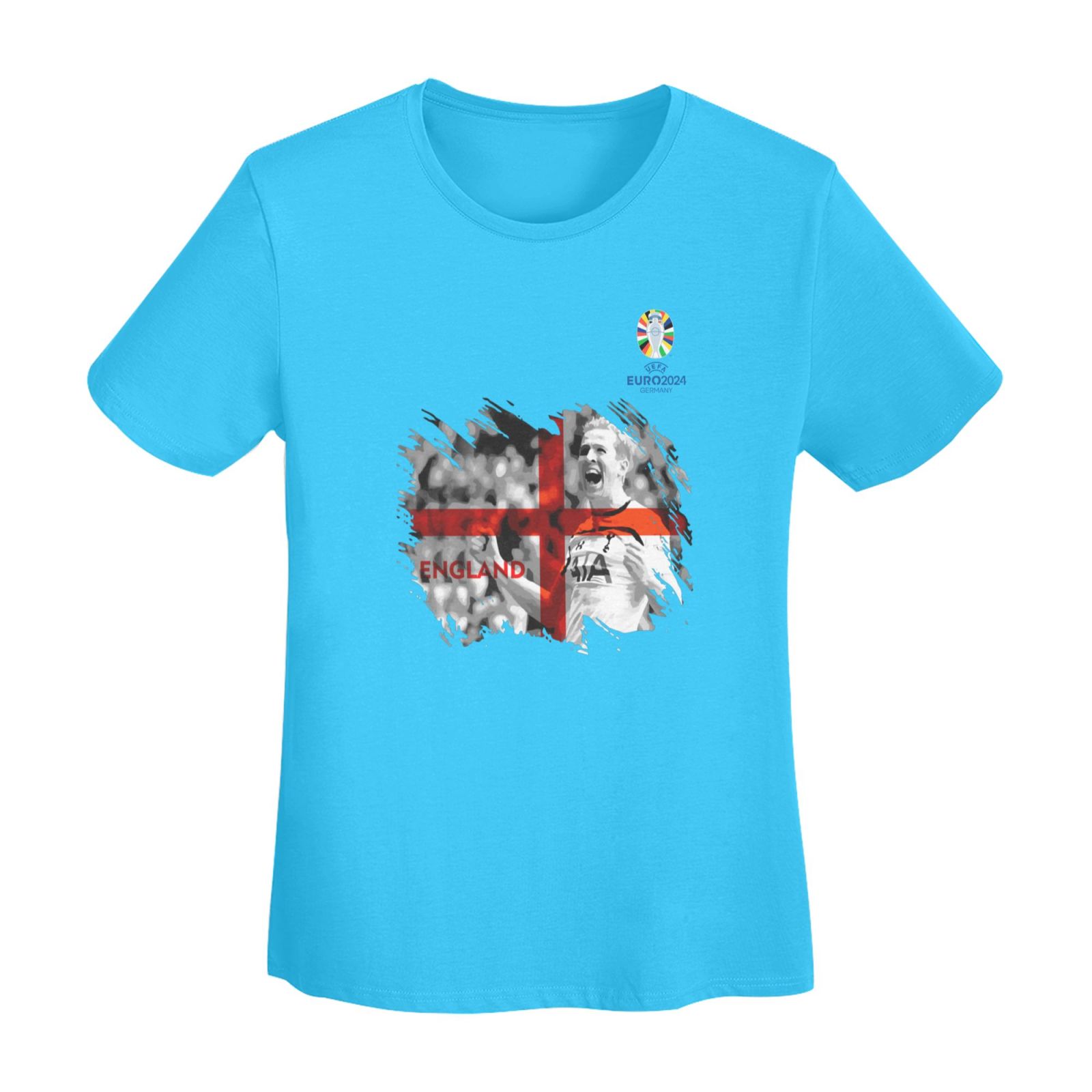 Woman's England EURO 2024 Basic Short Sleeve T-Shirt WBT1712 - Soccerfana