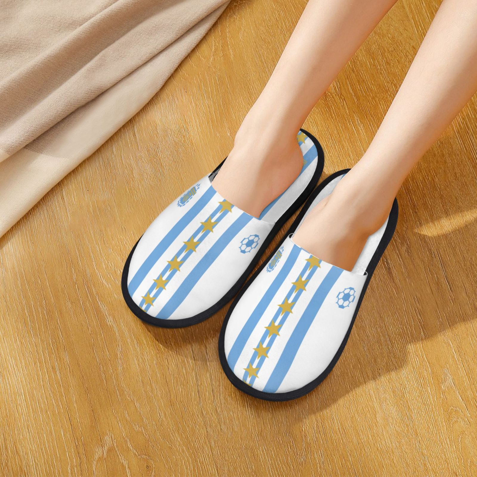 Argentina Cotton Slippers FSP2333 - Soccerfana