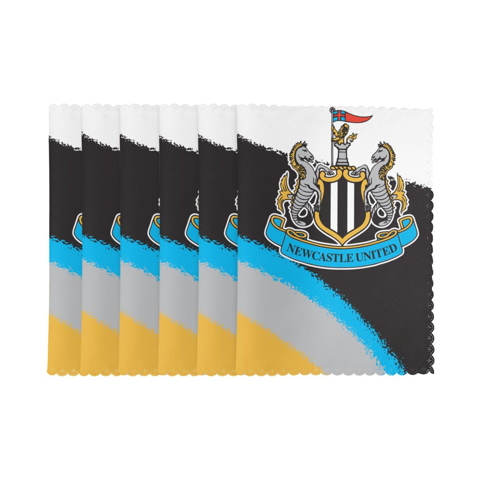 Newcastle United Placemat Set Of 6 PFD2051 - Soccerfana