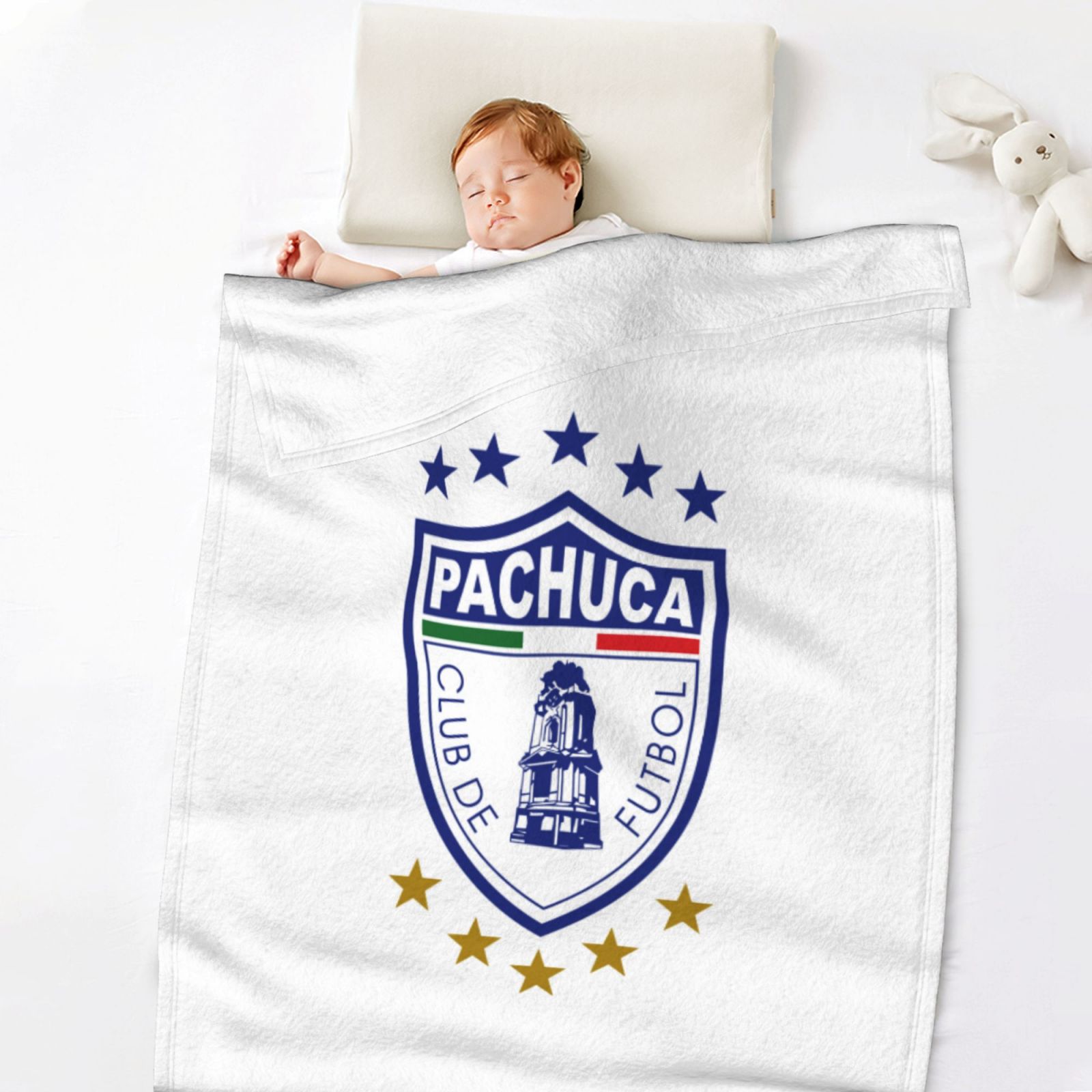 Pachuca Flannel Blanket FLB1570 - Soccerfana