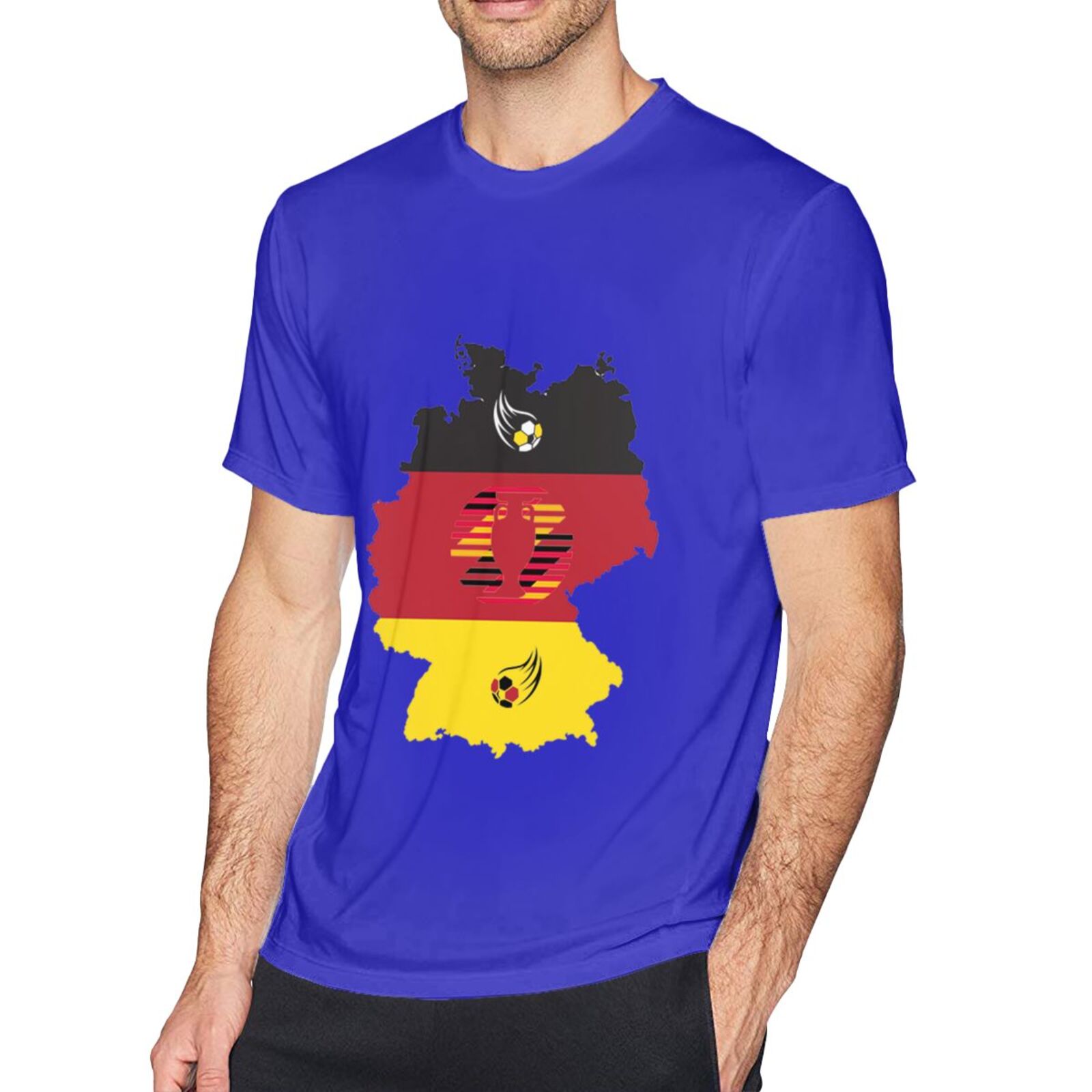 Men's Germany EURO 2024 Basic Short Sleeve T-Shirt BST1770 - Soccerfana