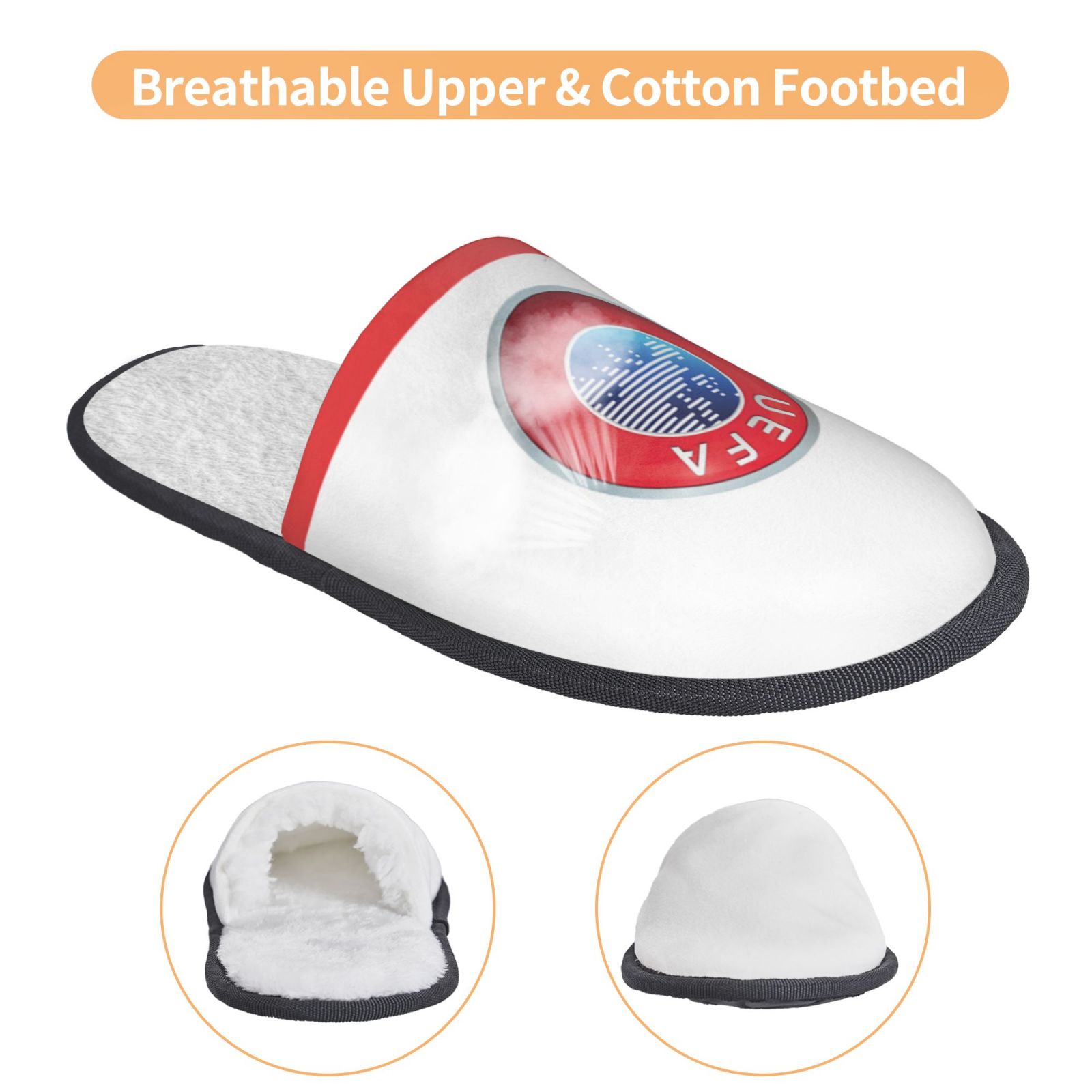 UEFA Cotton Slippers FSP2204 - Soccerfana