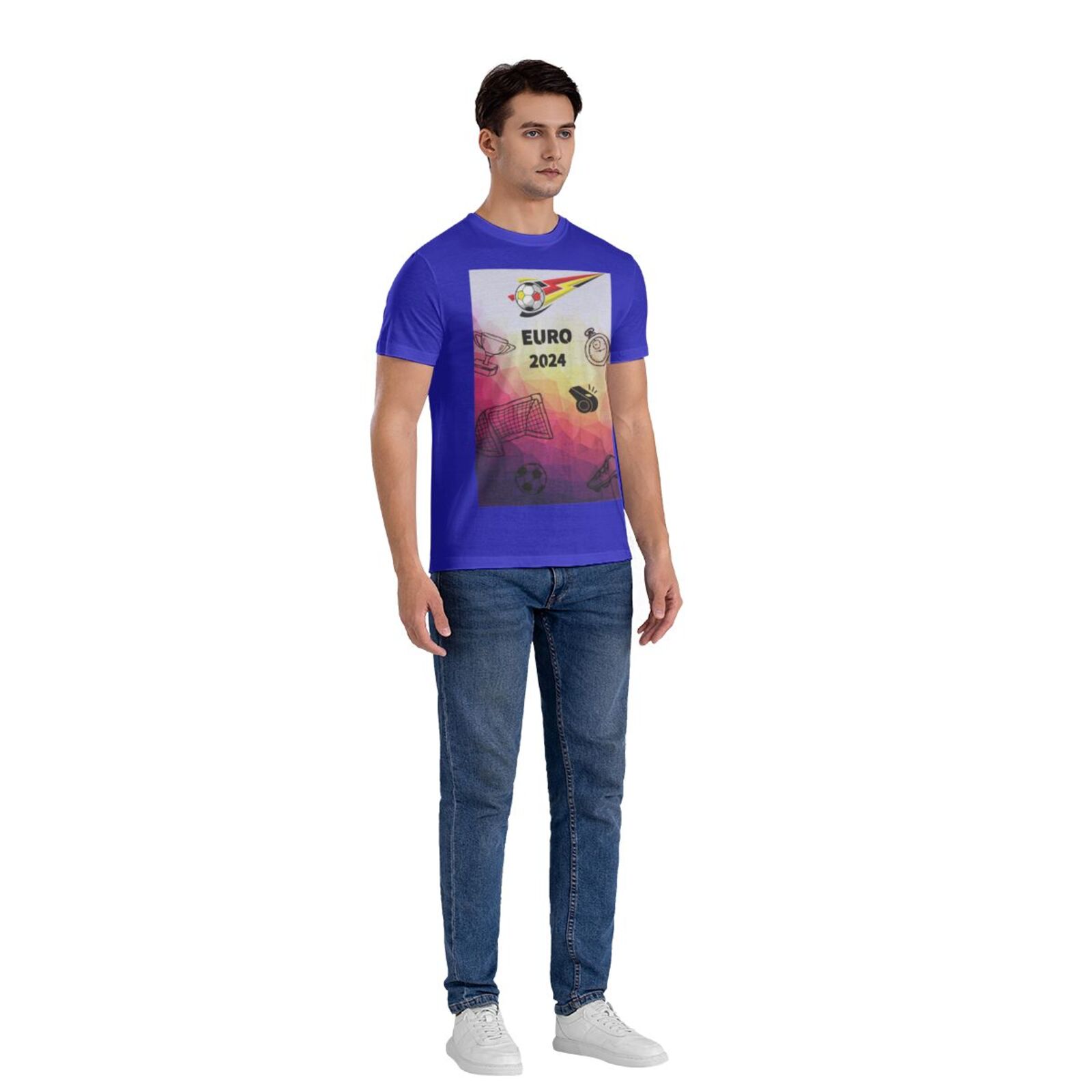 Men's Germany EURO 2024 Basic Short Sleeve T-Shirt BST1771 - Soccerfana