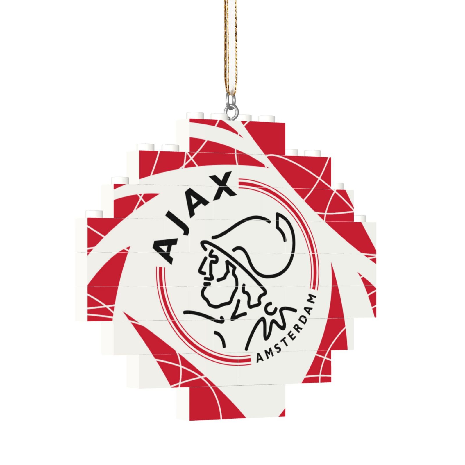 AJAX Building Block Puzzle Ornament BBP2179 - Soccerfana