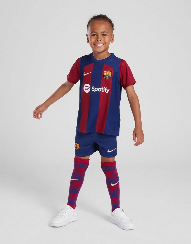 Kid's Barcelona Home Jersey+Shorts 23/24 - Soccerfana
