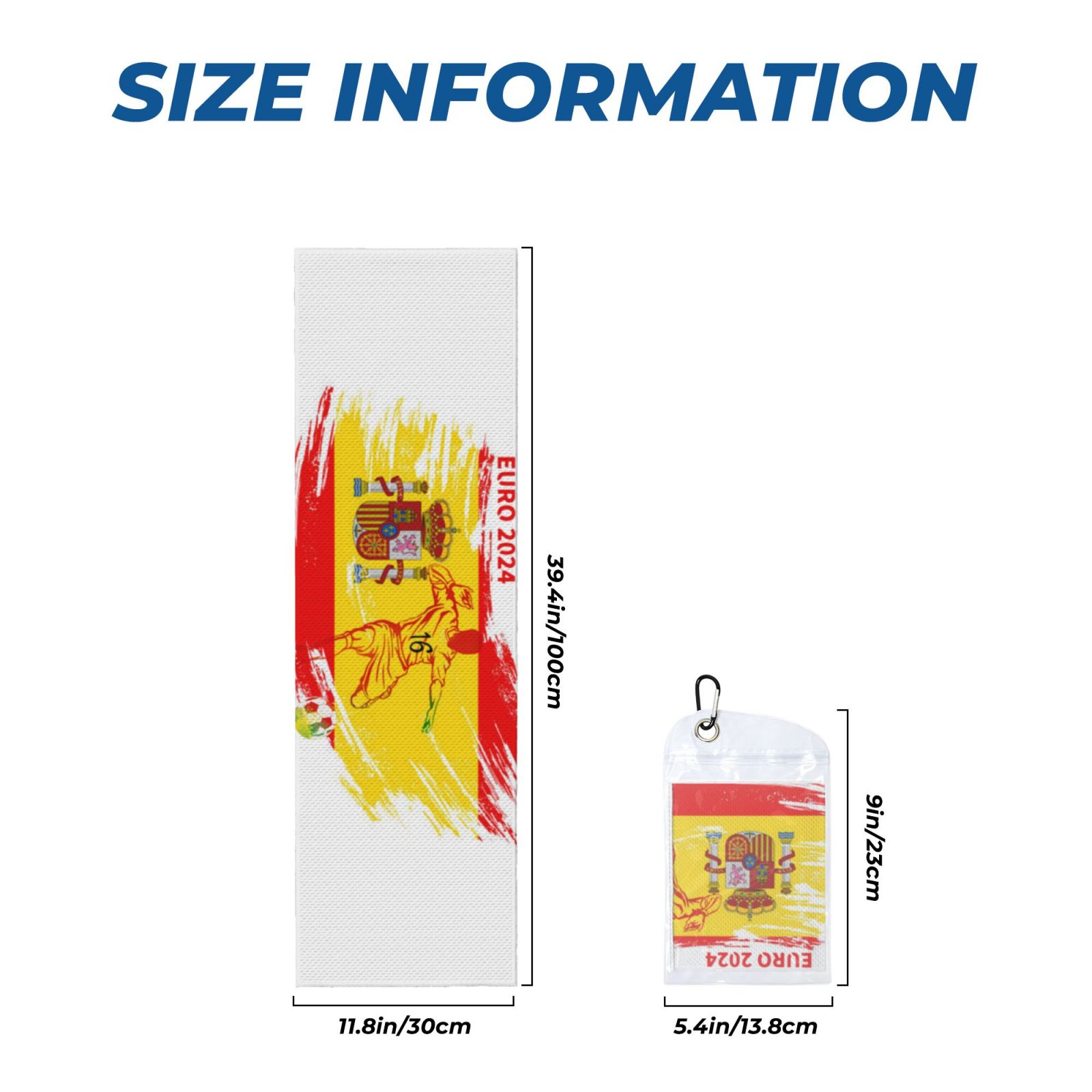 Slippers Spain EURO 2024 Cold Exercise Towel CET1767 - Soccerfana