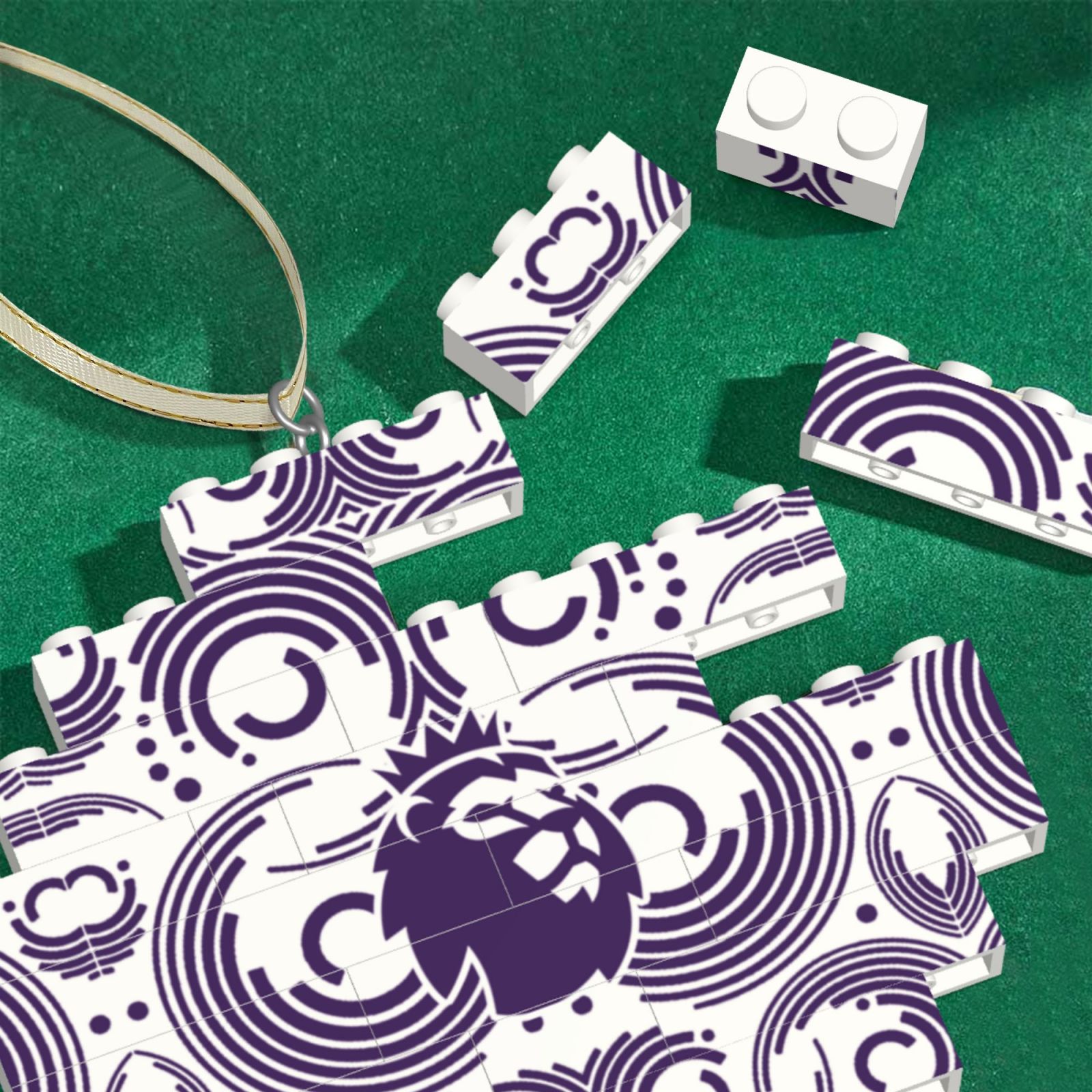 Premier League Building Block Puzzle Ornament BBP1997 - Soccerfana