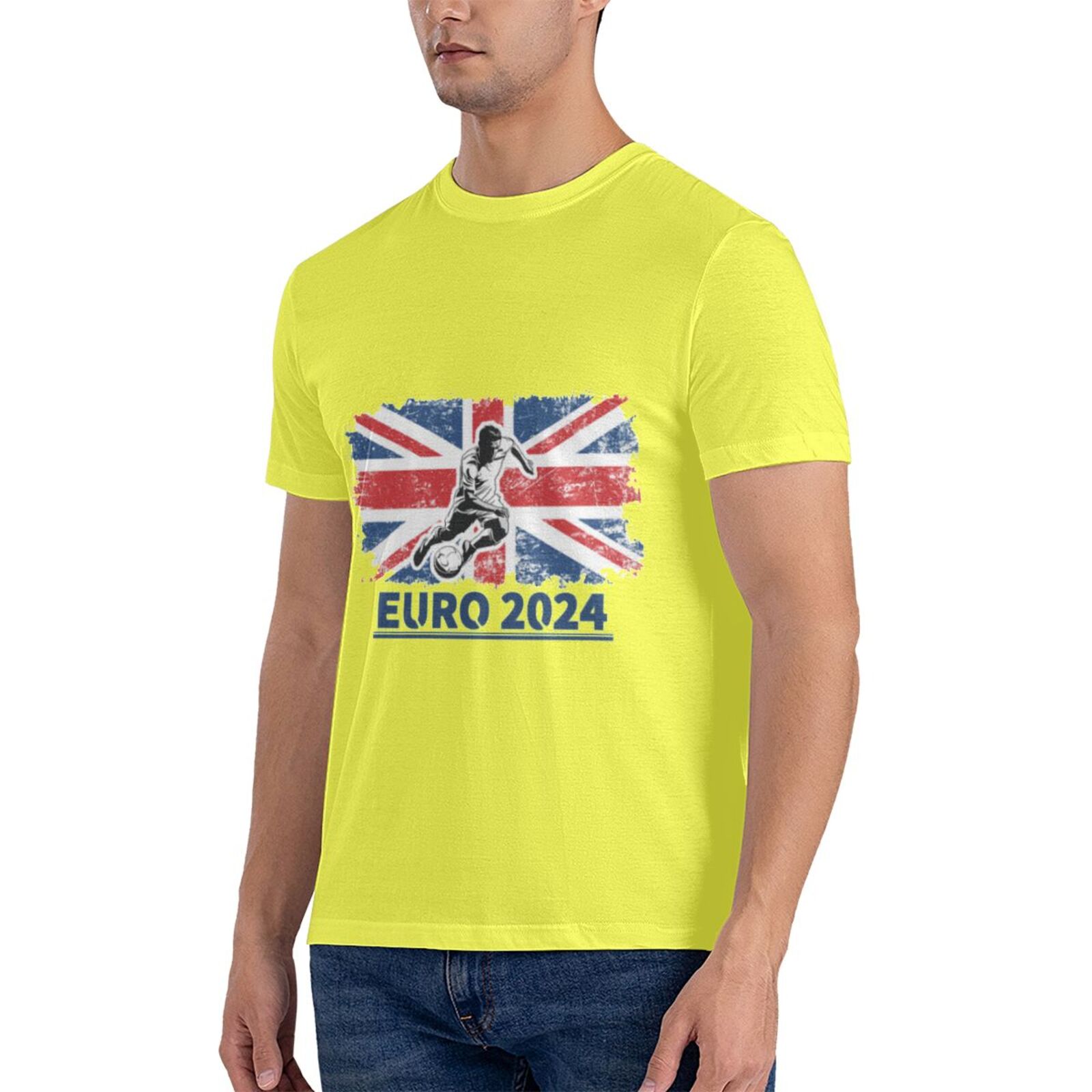 Men's England EURO 2024 Basic Short Sleeve T-Shirt BST1750 - Soccerfana