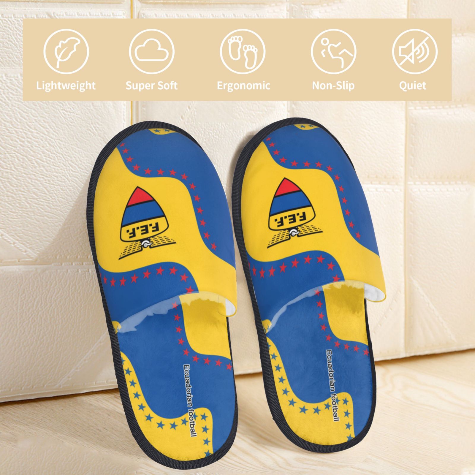 Ecuador Cotton Slippers FSP2323 - Soccerfana